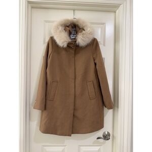 essenza new york women wool blend coat size S